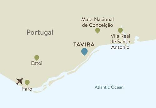 Tavira - Accessible Itinerary Map