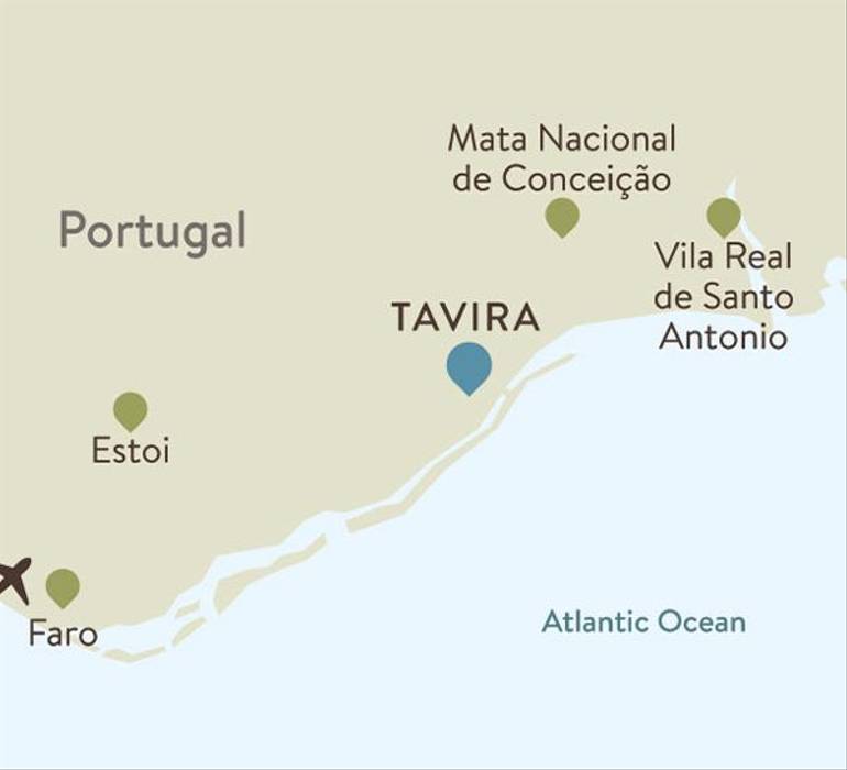 Tavira Itinerary Map