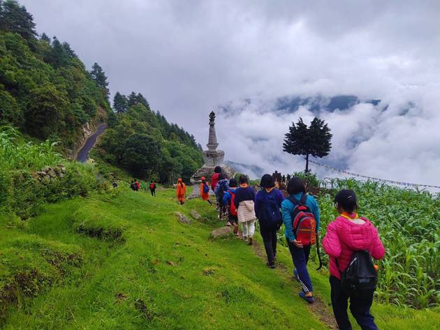 Trekking on the Trans Bhutan Trail 