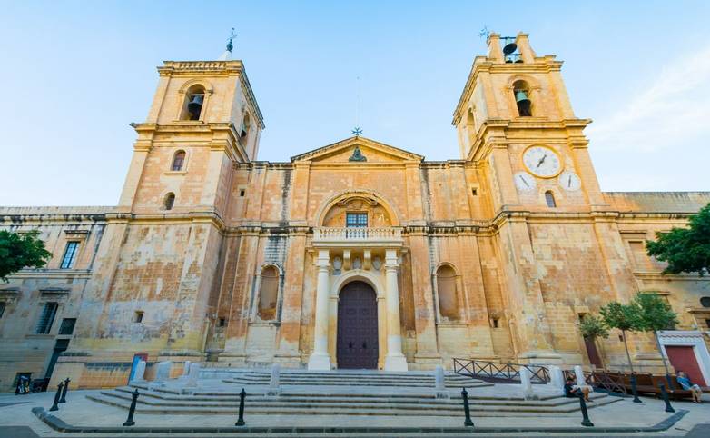 The St John's Co-Cathedral in Valletta, Malta
