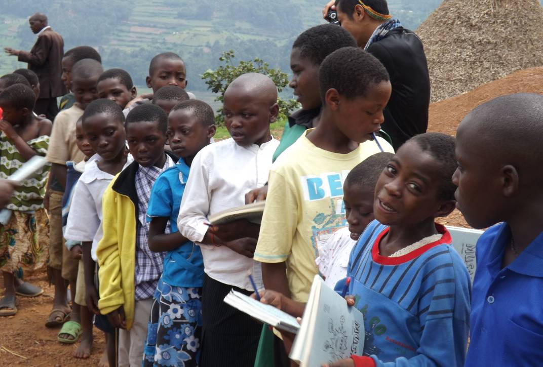 Donation of Books to Lake Bunyoni School - Uganda