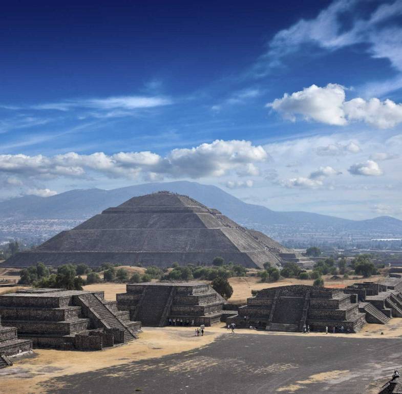 Pyramid of the Sun, Teotihuacan, Mexico.