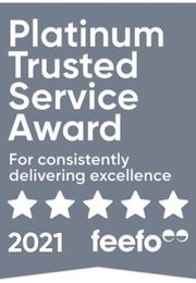 Feefo Platinum Trusted Service Award
