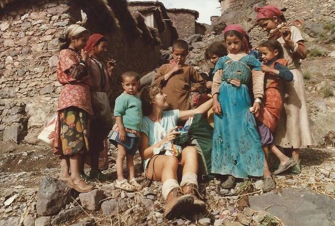 Maryanne Mills in Morocco