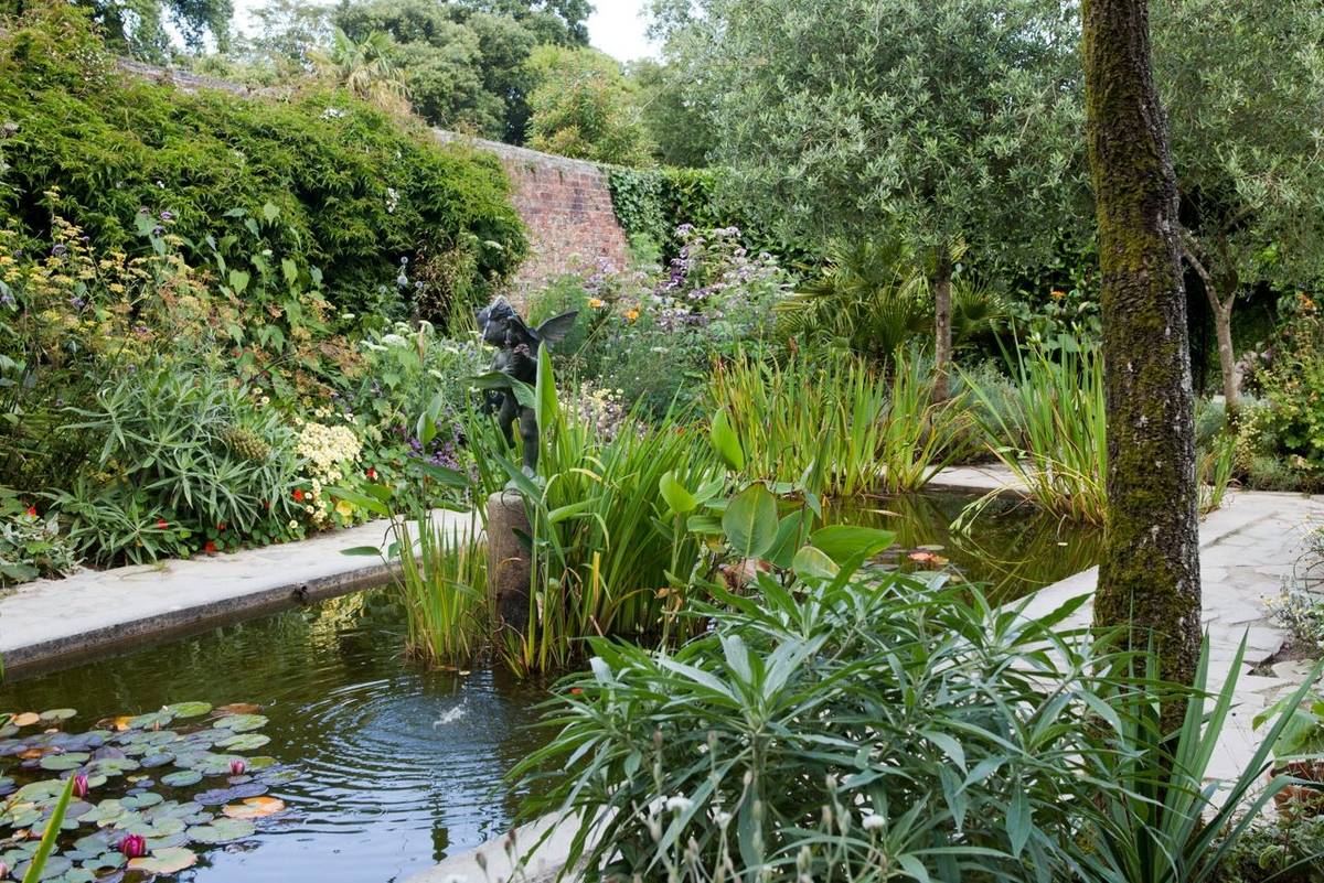 Saint Austell (England), UK - August 19, 2015: The Lost Gardens of Heligan, Cornwall, England, United Kingdom.