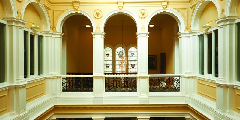 Interior of Newfield Hall 