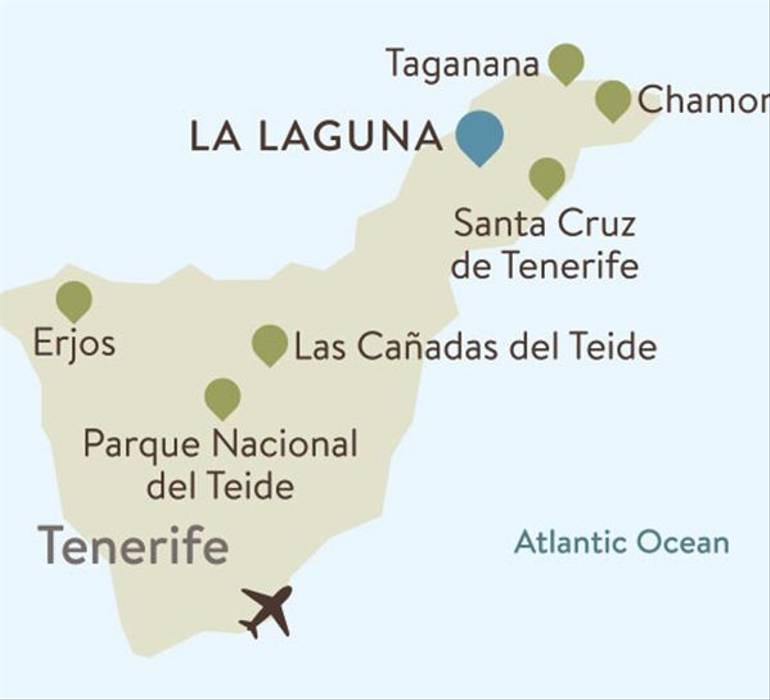 Tenerife Itinerary Map
