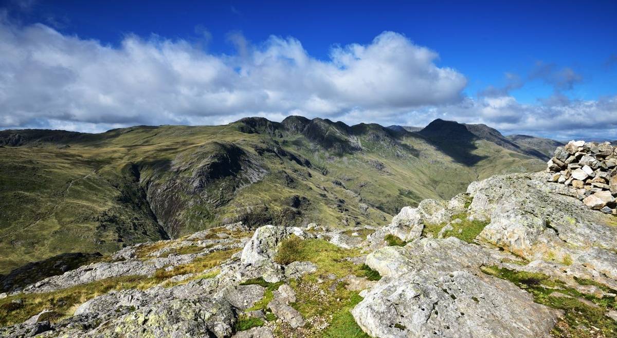 Shadows over Gladstone Knott and Bowfell