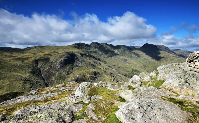Shadows over Gladstone Knott and Bowfell