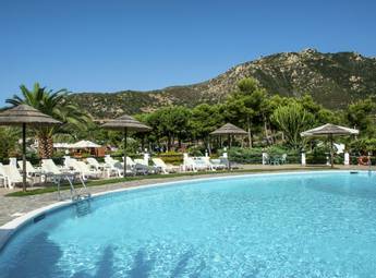The swimmingpool at Hotel Cormoran, Villasimius