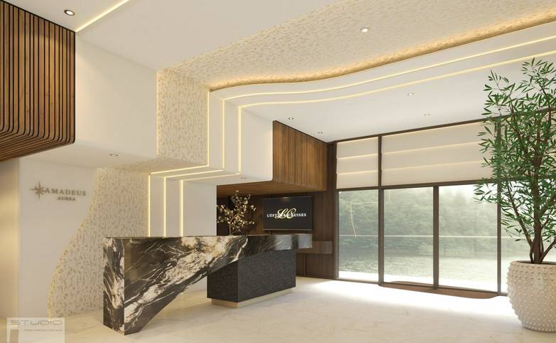 AMADEUS Aurea_ Reception - Render Picture_Reception of the AMADEUS Aurea - Render Picture_Lueftner Cruises_Amadeus_Studio L …