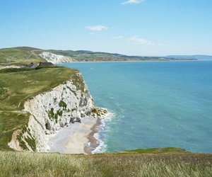 Section of the Isle of Wight coast path
