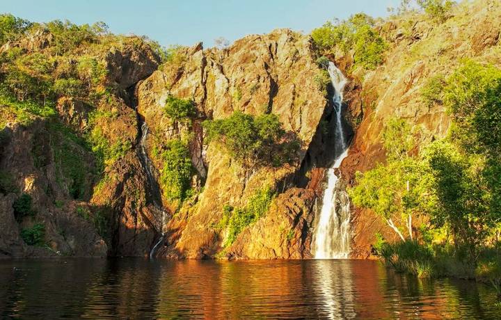 beautiful wangi waterfalls in litchfield national park near darwin beautiful wangi waterfalls in litchfield national park near darwin