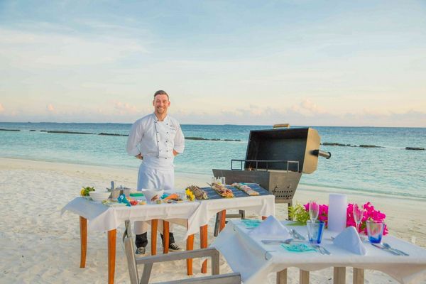 Kagi Maldives Spa Island - Private dining with private chef