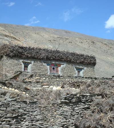 Traditional house in Tinje village