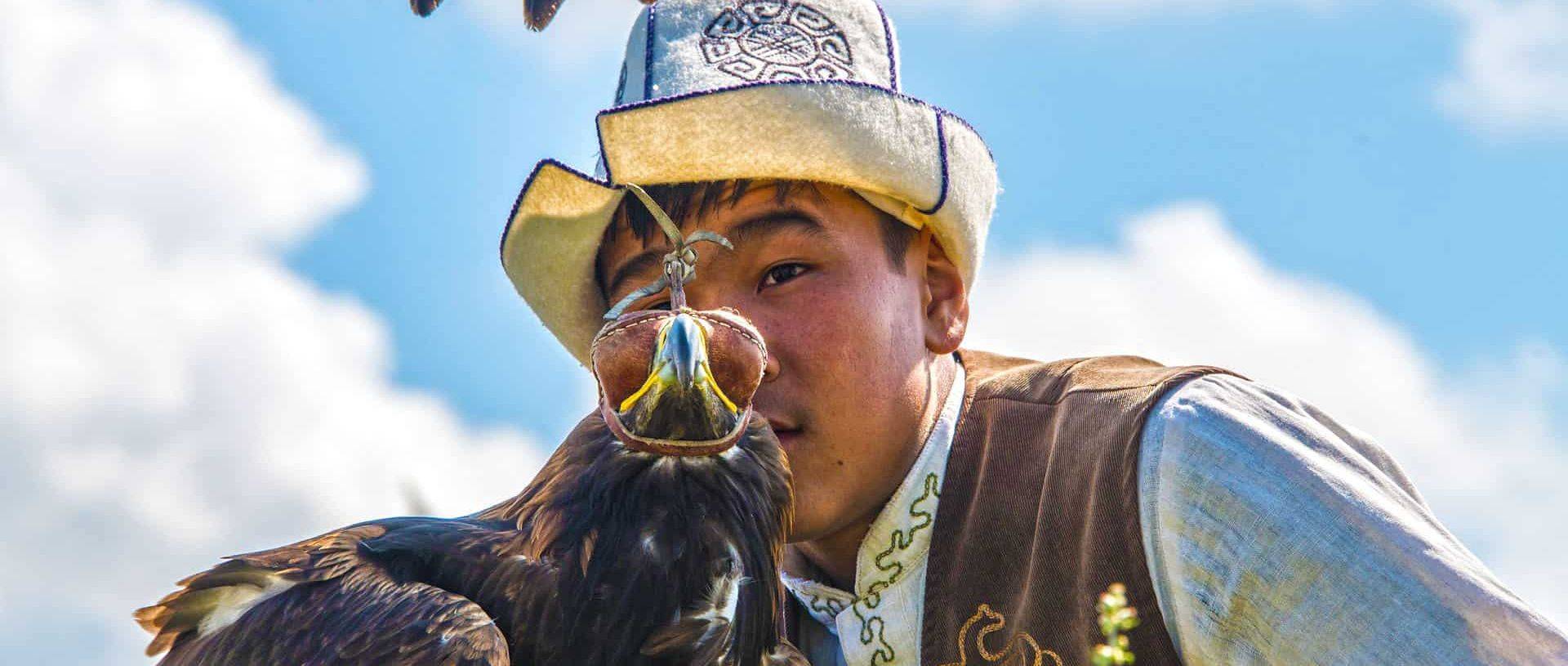 Eagle show, Kyrgyzstan