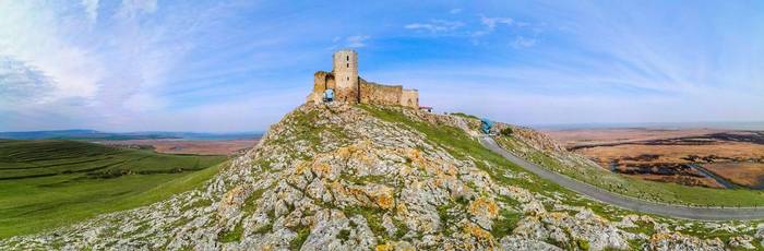 Enisala fortress, Dobrogea, Romania, shutterstock_460395301.jpg