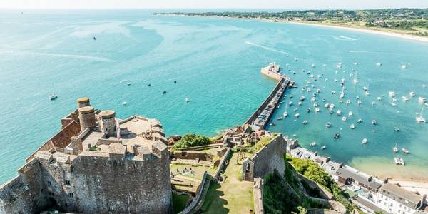 Portelet Bay on  Jersey's south coast