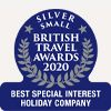 British Travel Awards Best Special Interest Holiday Company 2020