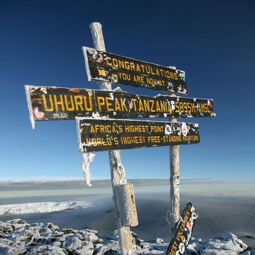 What's the weather like on Kilimanjaro?