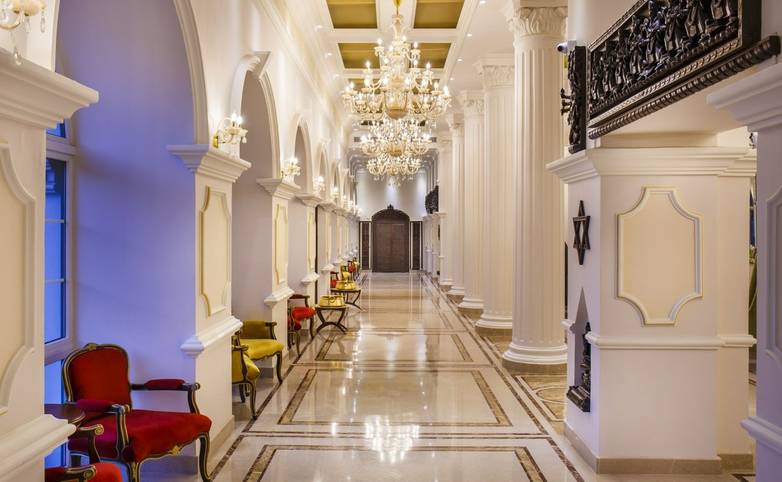Hotel Shanker Kathmandu inside hallway.jpg