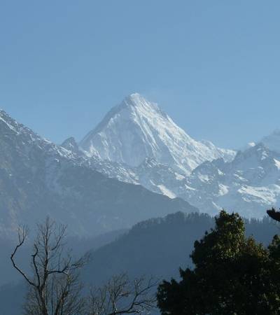 View from Myangal Bhanjang (2,975m)