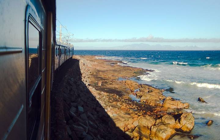 Indian Ocean and Train-Cape Town ,South Africa Indian Ocean and Train-Cape Town ,South Africa