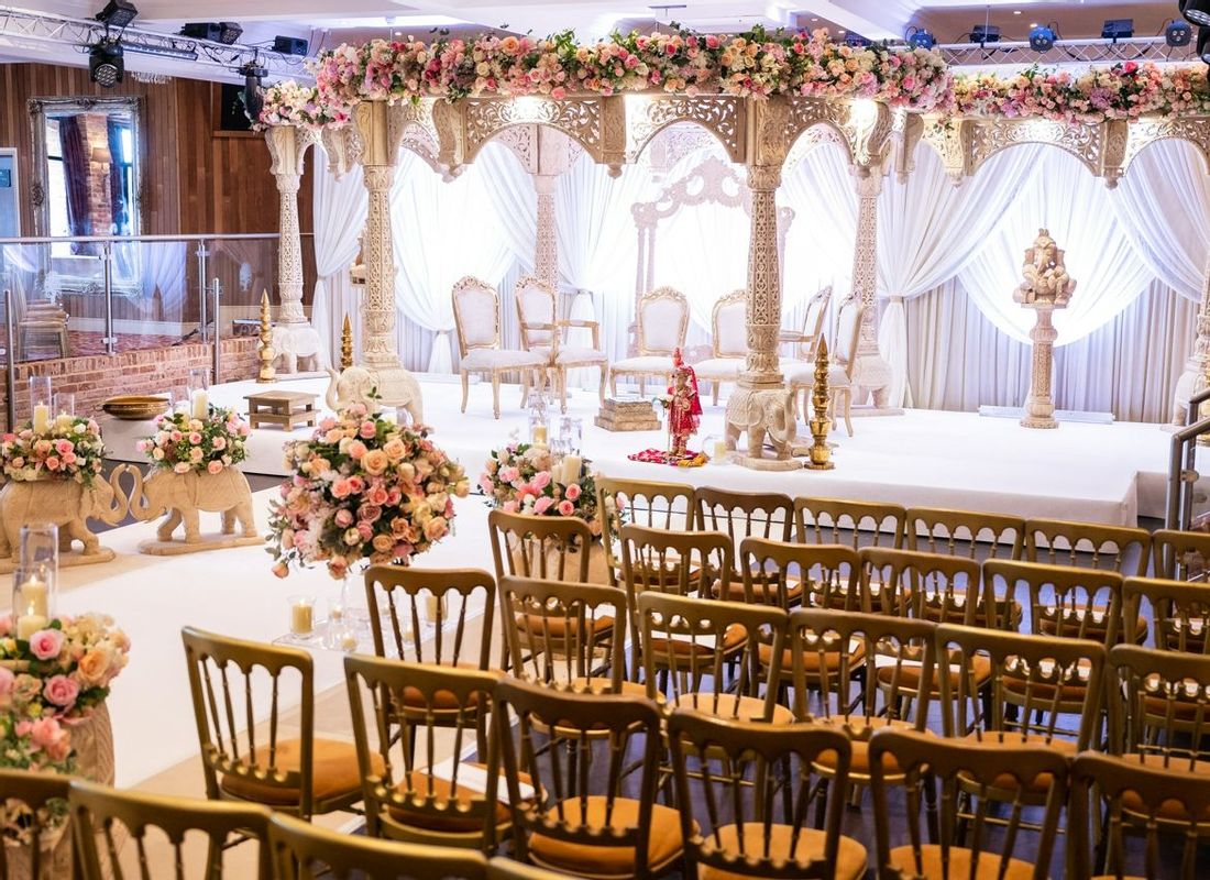 Large Asian wedding space in Hampshire