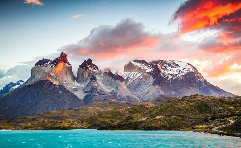 Patagonia, Chile - Torres del Paine, in the Southern Patagonian Ice Field, Magellanes Region of South America