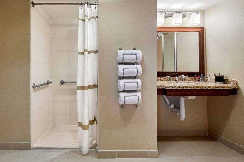 Scottsdale Marriott Old Town roll in shower.jpg