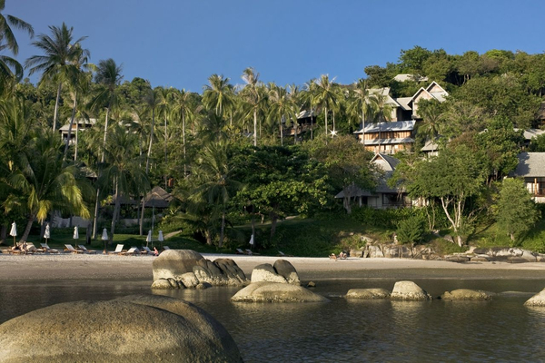 Beach front resort in Thailand