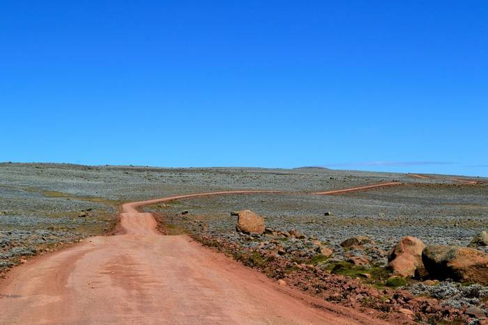 The highest 'all weather' road in Africa © Yvonne Levene