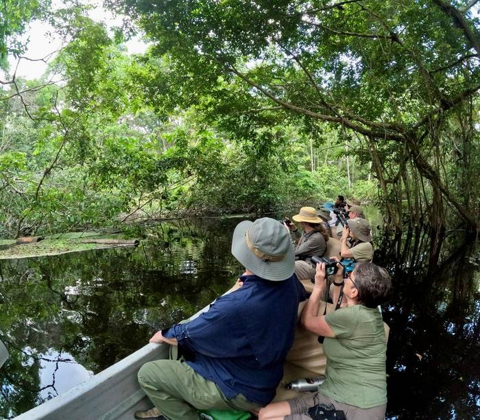 Naturetrek group at Napo © Dan Lay
