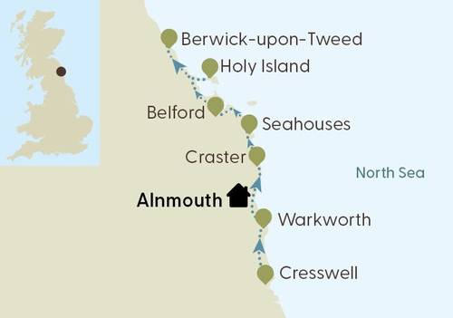 Itinerary Map - Northumberland Coast Path Trail