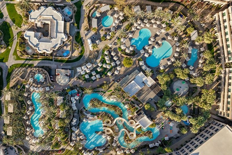 Grand Hyatt Indian Wells drone