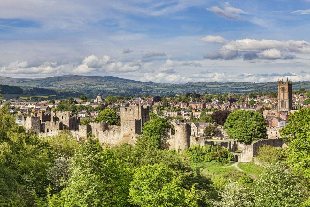 Ludlow Castle and Town, Shropshire