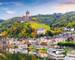 Cochem, Germany. Old town and the Cochem (Reichsburg) castle on the Moselle river.