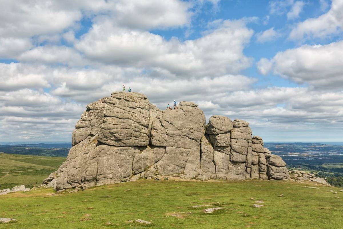 Haytor Rocks on Dartmoor, Devon in south-west England.