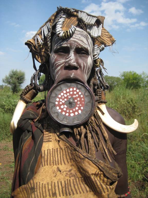 Mursi tribes in the Omo Valley