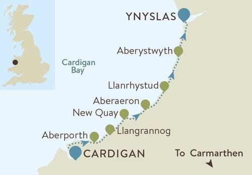 Ceredigion Coast Map