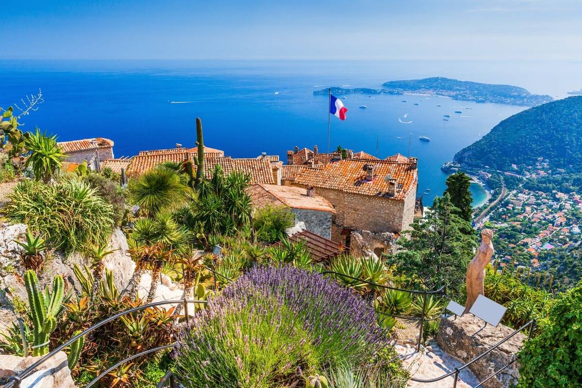 French Riviera. The Medieval Village of Eze.
