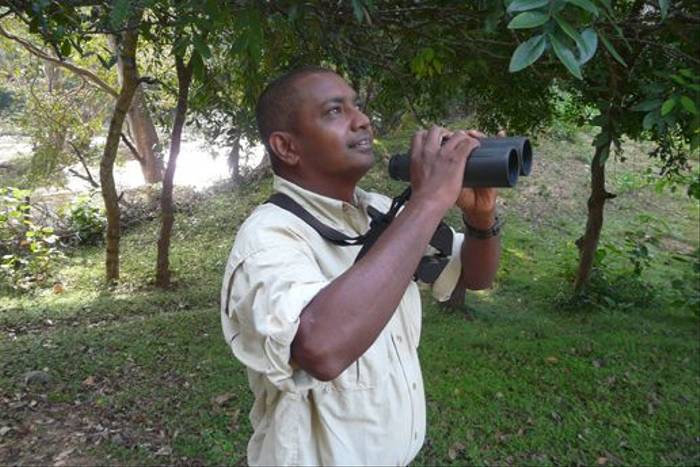 Dammithra Samarasinghe, one of our naturalist guides (Rajan Jolly)