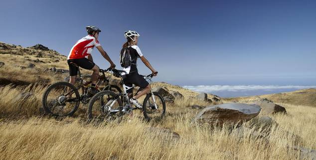 Mountain biking at Galo Resort Family Holiday