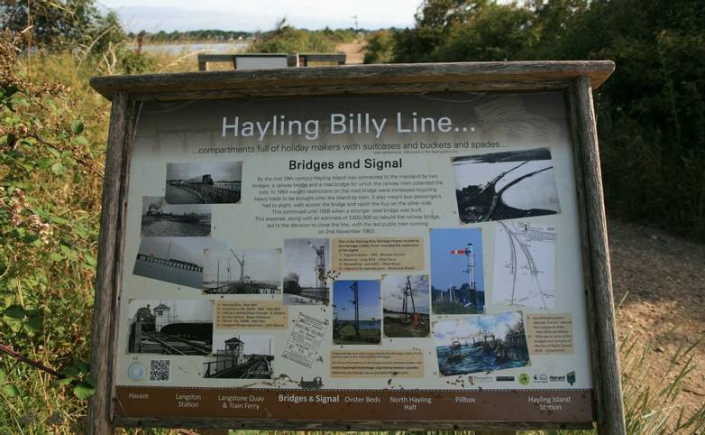 Hayling Bill Line Information Board.JPG