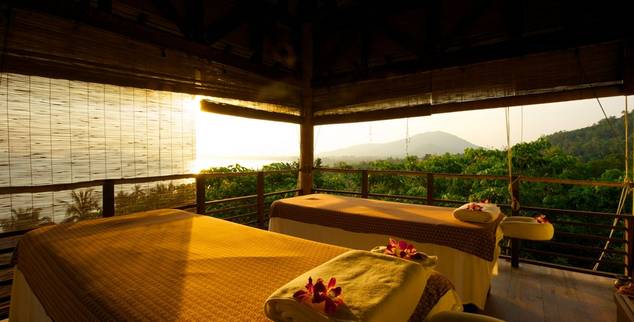 The open air treatment rooms at Kamalaya will see you being pampered on your spa retreat in paradise