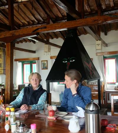 Dining room at Majgaun Lodge