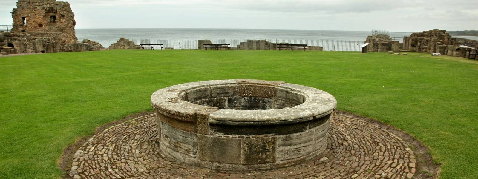 St Andrews Castle Ruins Medieval Landmark. Fife, Scotland
