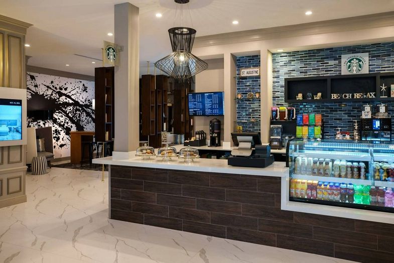 Renaissance St. Augustine Historic Downtown Hotel starbucks lobby.jpg