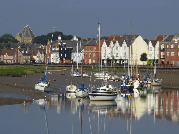 Wivenhoe Waterfront and the Colne Estuary.JPG