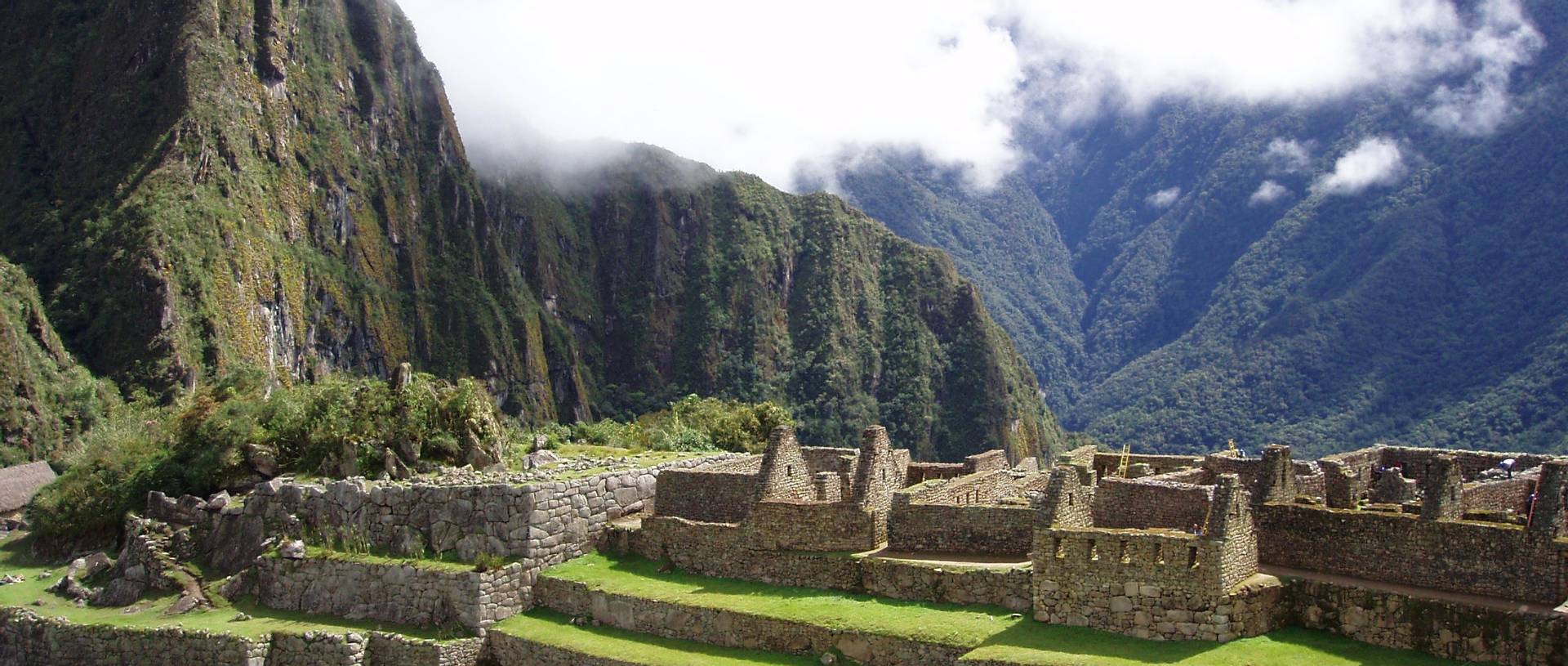 Terraces Of Machu Picchu, Clouds Lifting